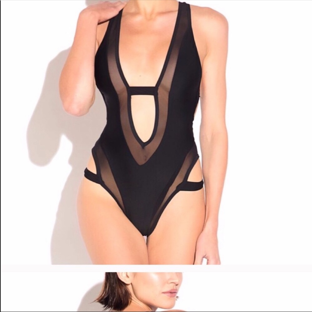 fashion nova black swim